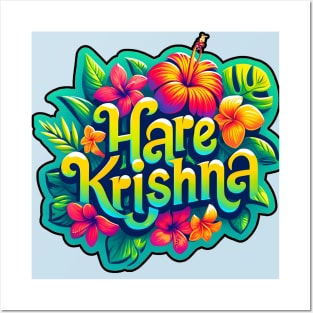 Tropical Hare Krishna Posters and Art